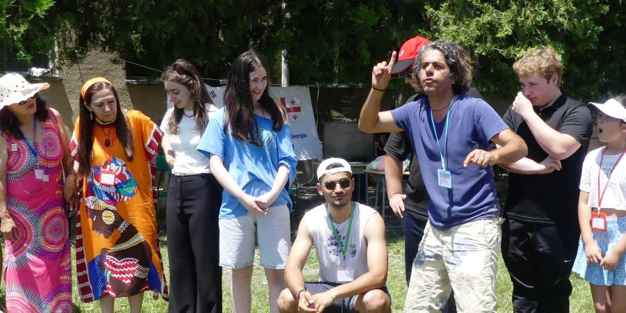 Group photo of Servas volunteers at Servas Georgia Peace School 2024